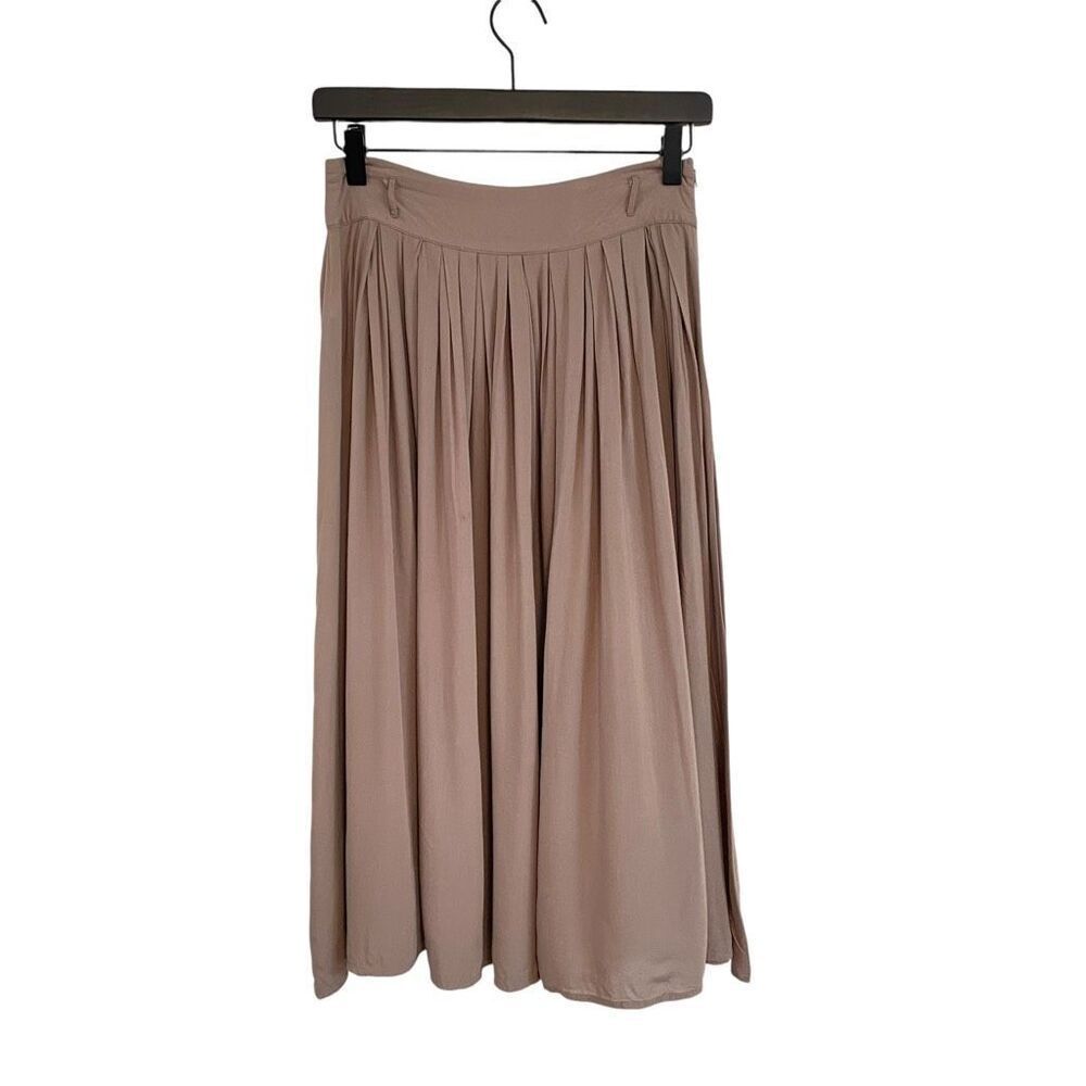 Forever 21 Tan Boho Fairycore Midi Skirt Size Small